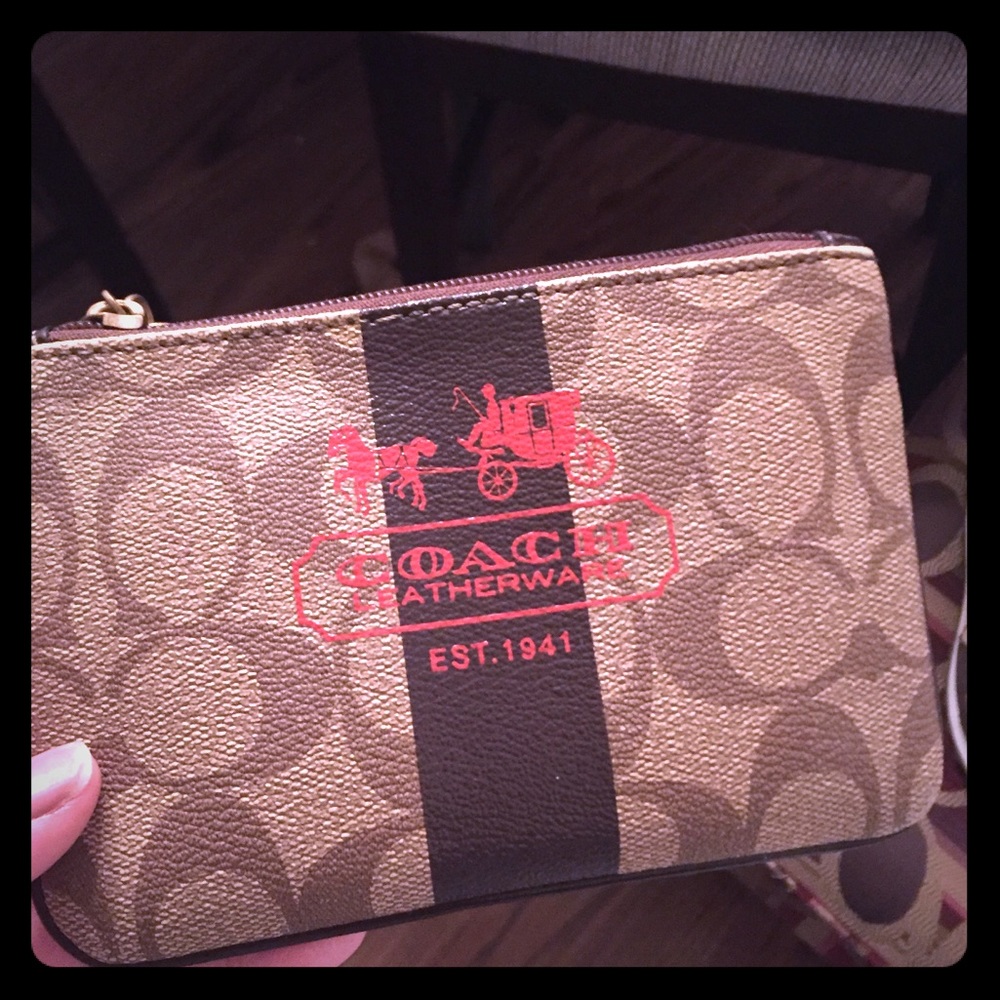 Authentic coach wristlet